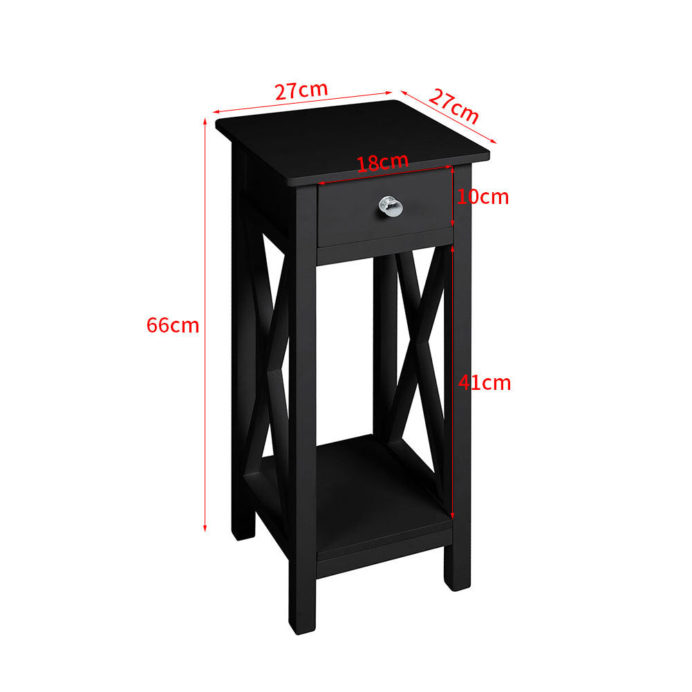 Top Open End Table Classic Side Table for Living Room and Bedroom End Table Living and Home 