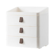 White Desktop Plastic Drawer Storage Organizer Storage Drawers Living and Home 