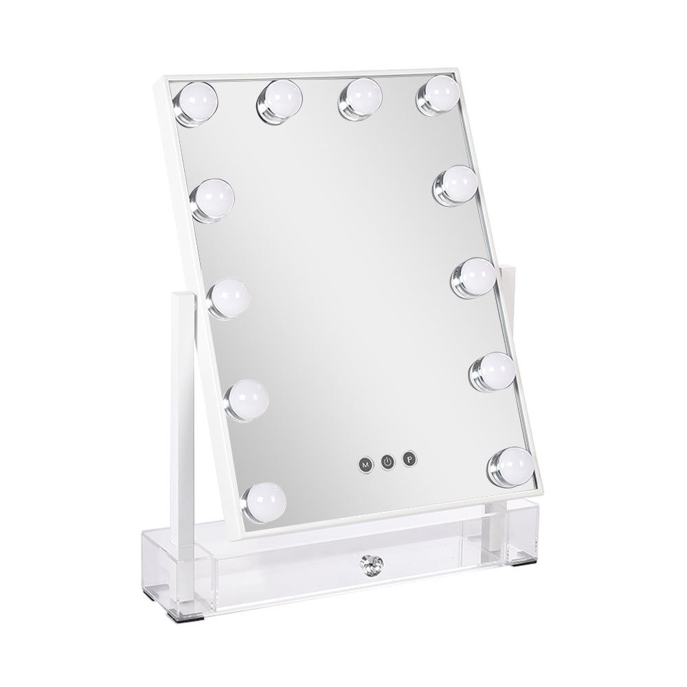 Rectangular Hollywood Vanity Makeup Mirror