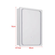 27inch X 20inch LED Illuminated Mirror Cabinet with Sensor Switch