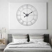 40CM Roman Numeral Skeleton Wall Clock Wallclock Living and Home 