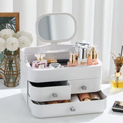 Large Makeup Organizer with Mirror and Drawers Makeup Organizers Living and Home 