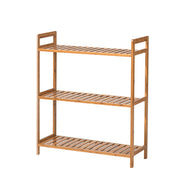 3/4/5 Tiers Wooden Rectangular Standing Storage Shelf