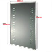 60cm Height Wall Bathroom Mirror Cabinet with Lights Bathroom Mirror Cabinets Living and Home 