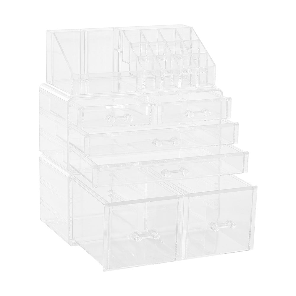 Clear Acrylic Makeup Organizer with Drawers