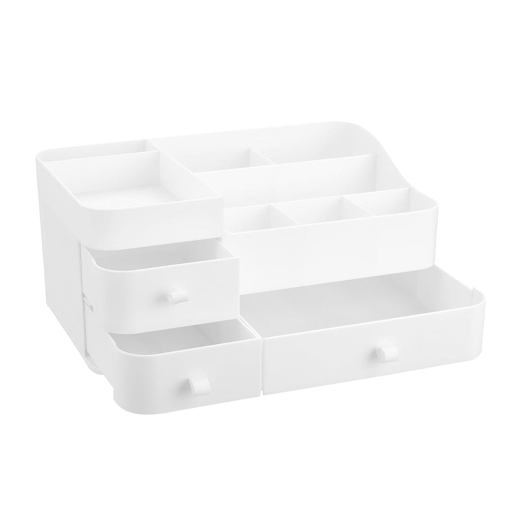 Large Makeup Organizer Storage with Drawers White Makeup Organizers Living and Home 