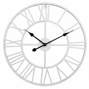 40CM Open Face Roman Numeral Wall Clock Wallclock Living and Home White 