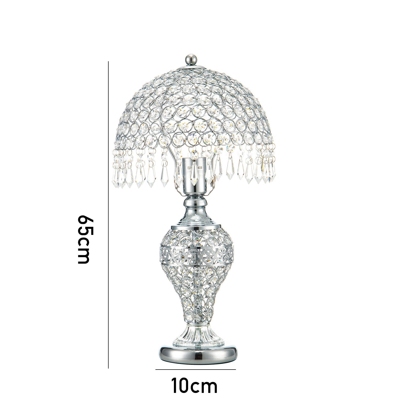 Living Room Glass Crystal Table Lamp Luxury Bedroom Bedside Lamp Lamps Living and Home 