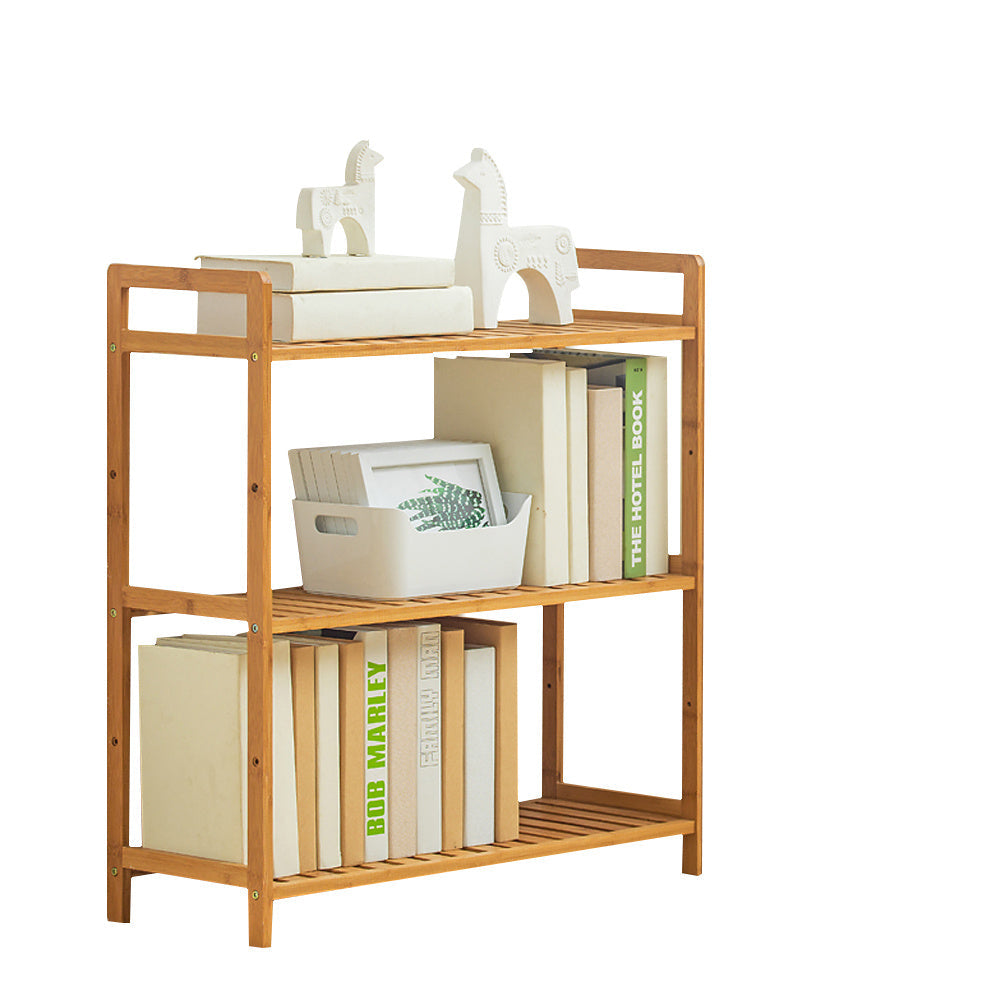 3/4/5 Tiers Wooden Rectangular Standing Storage Shelf