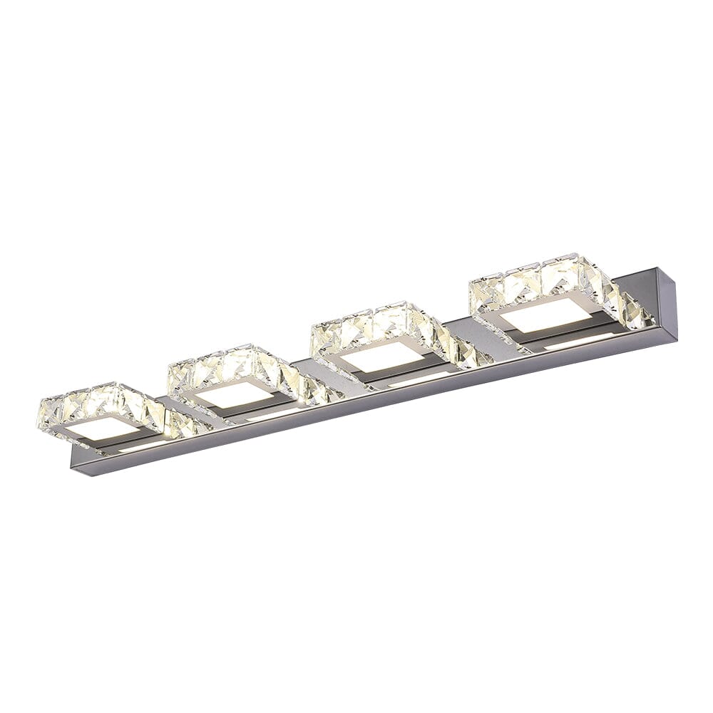 Chrome 4 Light Bathroom Vanity Light Wall Lamps Living and Home 