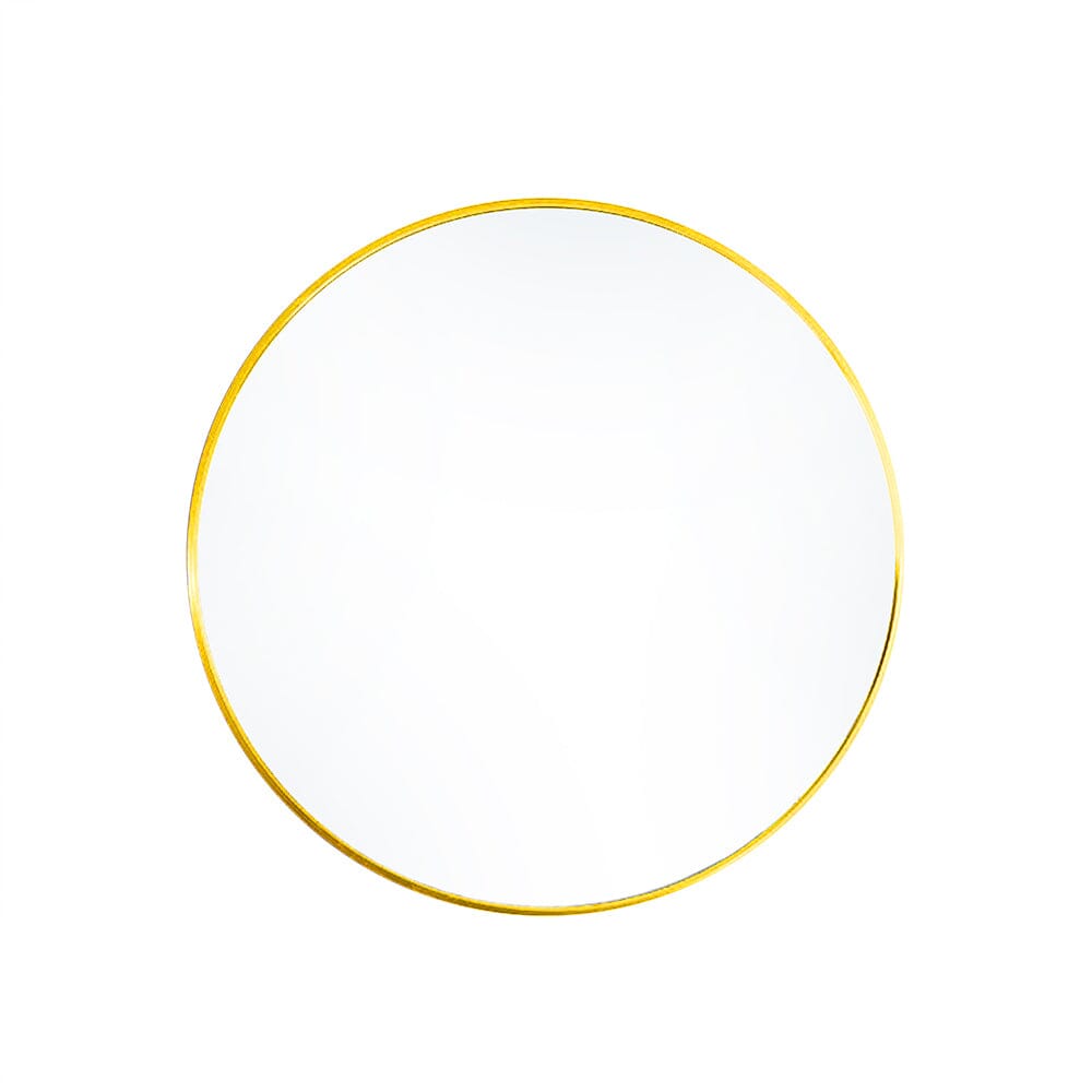 50cm Nordic Round Bathroom Mirror with Frame Bathroom Mirrors Living and Home 