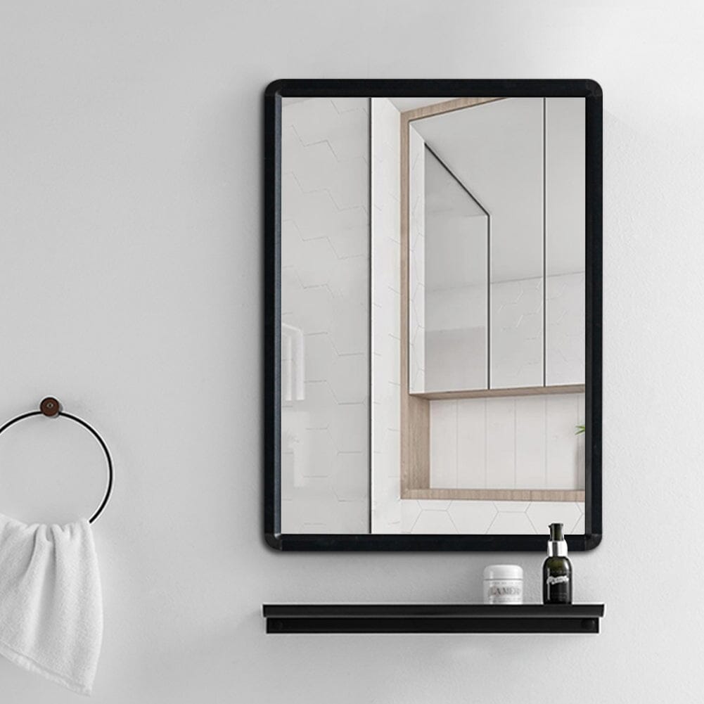 630x480mm Bathroom Mirror Black Framed Decorative Mirror Bathroom Mirrors Living and Home 