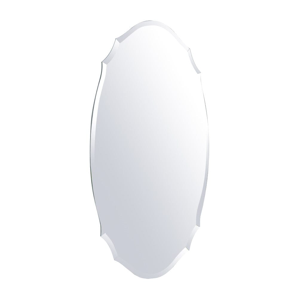 Wall Mounted Mirror with Beveled Edge for Bathroom Vanity Entryway Living Room Bathroom Mirrors Living and Home 