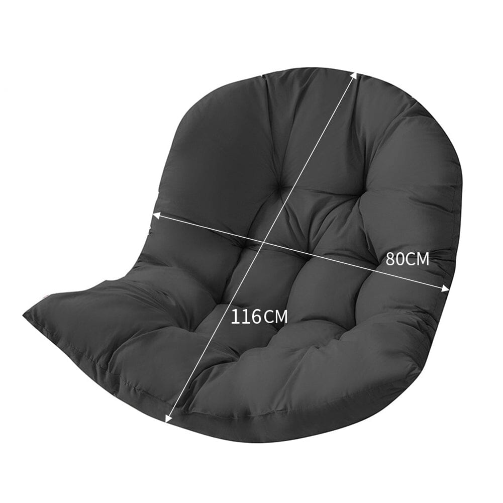 Thick Hanging Egg Swing Chair Cushion Garden Seat Cushions Living and Home 