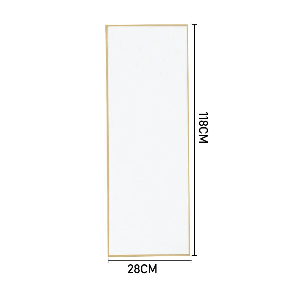 118cm H Metal Frame Over the Door Full Length Mirror Wall Mirrors Living and Home 