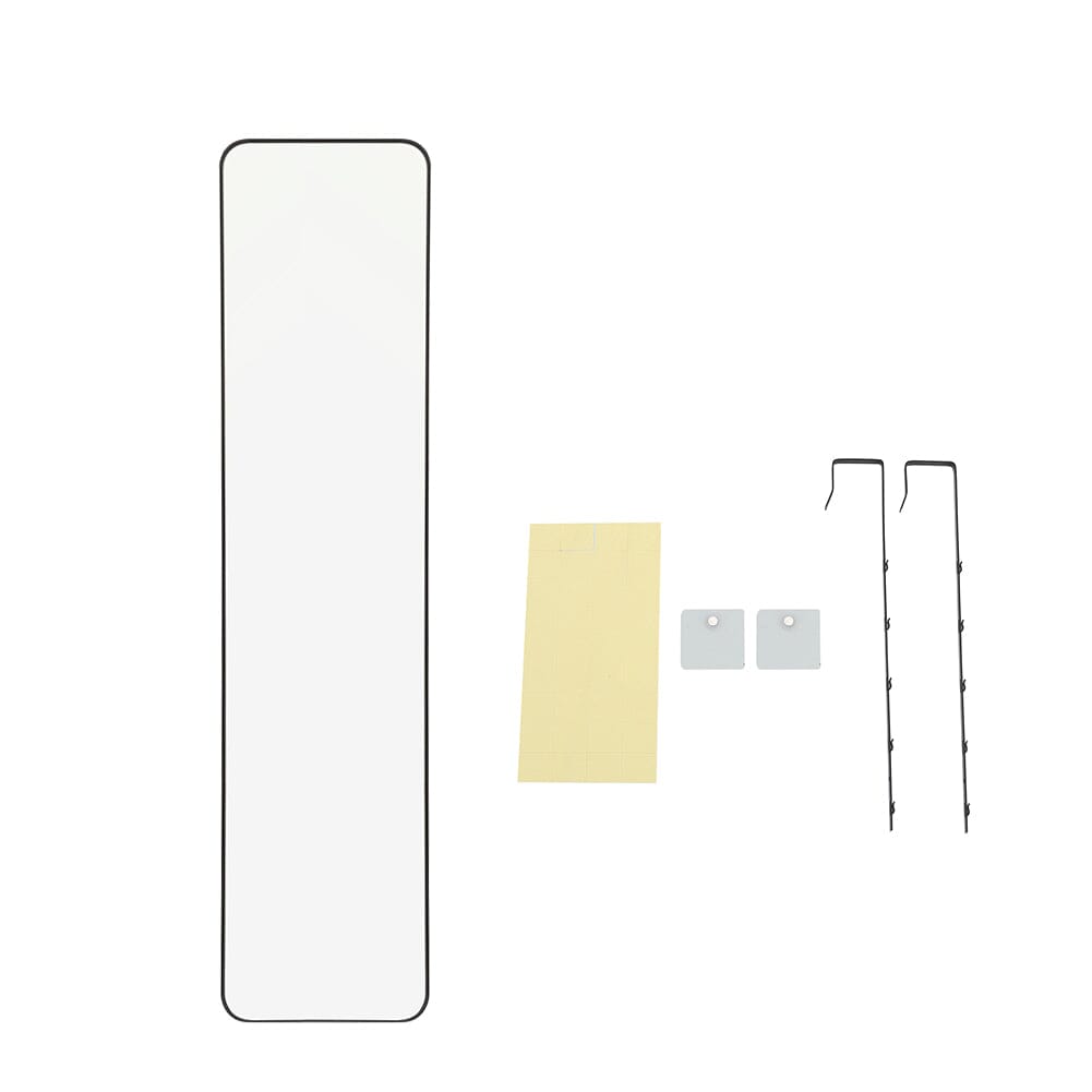 Full Length Mirror with Rounded Corners Door Hanging Wall Mirrors Living and Home 