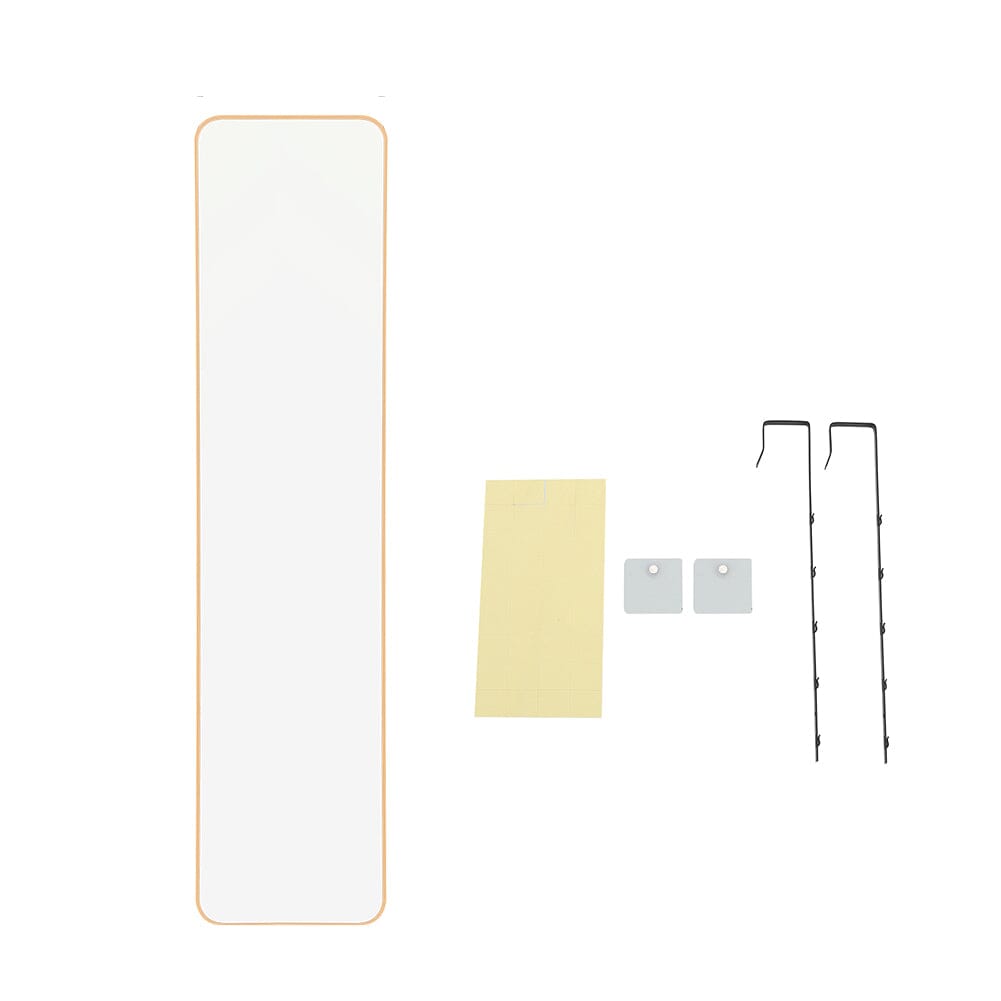 Full Length Mirror with Rounded Corners Door Hanging Wall Mirrors Living and Home 