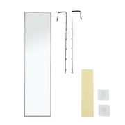 147cm H Metal Frame Over the Door Full Length Mirror Wall Mirrors Living and Home 