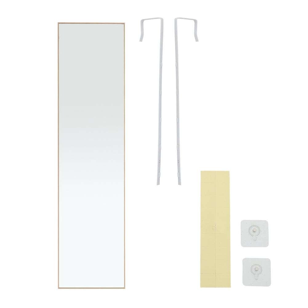 147cm H Metal Frame Over the Door Full Length Mirror Wall Mirrors Living and Home 