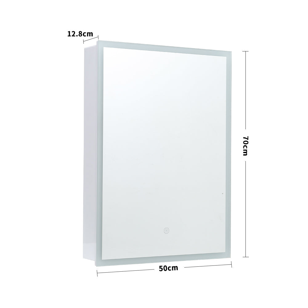 LED Bathroom Mirror Rectangular Wall Mount Mirror Cabinet Bathroom Mirror Cabinets Living and Home 