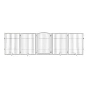 4-Panel Wooden Folding Pet Playpen Pet Playpens Living and Home 