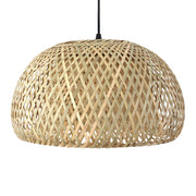 Floor Lamp with Natural Rattan Shade Floor Lamps Living and Home 