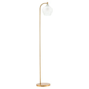 Luxurious Standing Floor Lamp with Glass Shade Floor Lamps Living and Home 