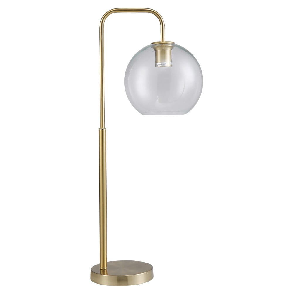 Arc LED Table Lamp with Glass Shade Table Lamps Living and Home 