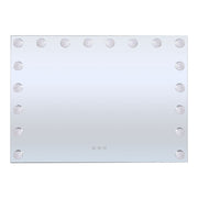 70cm W Rectangle Hollywood Vanity Mirror with 18 Dimmable LED Bulbs LED Make Up Mirrors Living and Home 