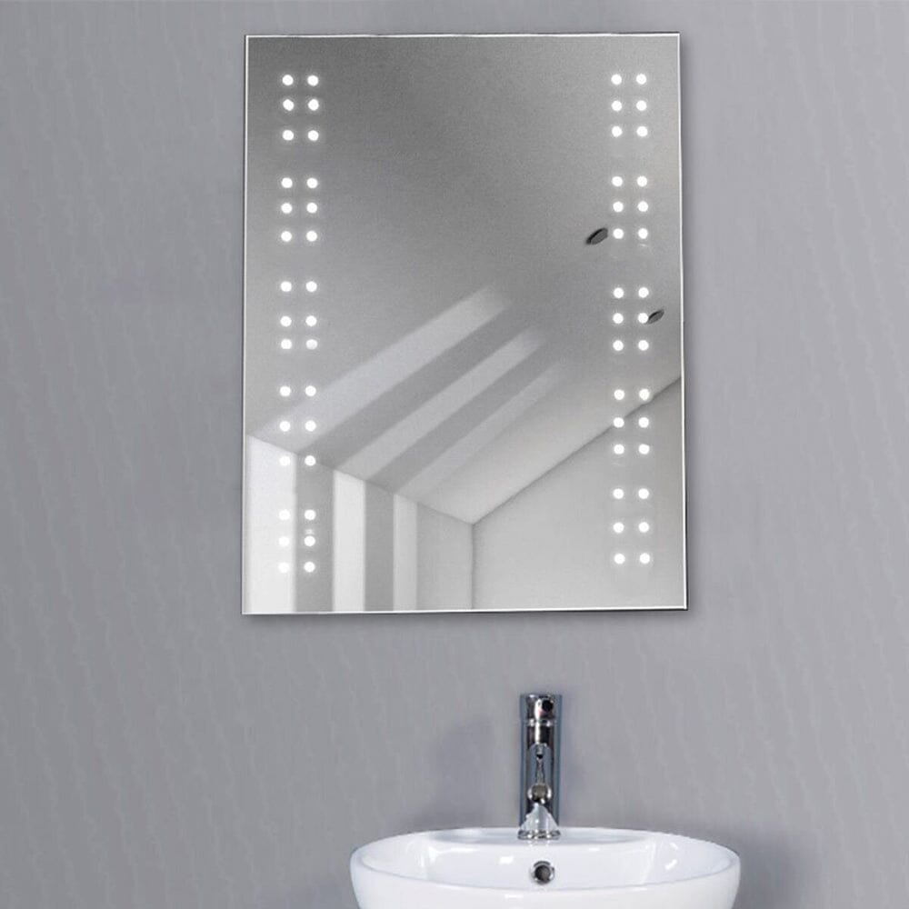 60cm Height Wall Bathroom Mirror Cabinet with Lights Bathroom Mirror Cabinets Living and Home 