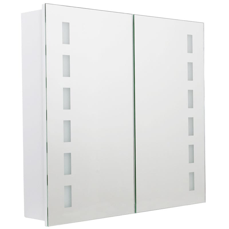 Bluetooth-Enabled LED Mirror Cabinet for Modern Bathrooms with Double Doors Bathroom Mirror Cabinets Living and Home 