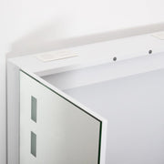 Bluetooth-Enabled LED Mirror Cabinet for Modern Bathrooms with Double Doors Bathroom Mirror Cabinets Living and Home 