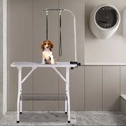 Pet Grooming Table with Mesh Basket Pet Grooming Tables Living and Home 