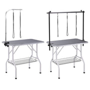 Pet Grooming Table with Mesh Basket Pet Grooming Tables Living and Home 