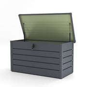 Garden Steel Box 300L Patio Waterproof Storage Box Garden Storages & Greenhouses Living and Home 