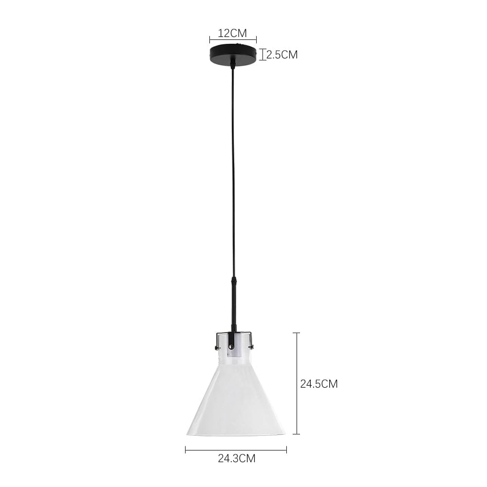 Modern Style Glass Single Light Pendant Light Pendant Lights Living and Home 