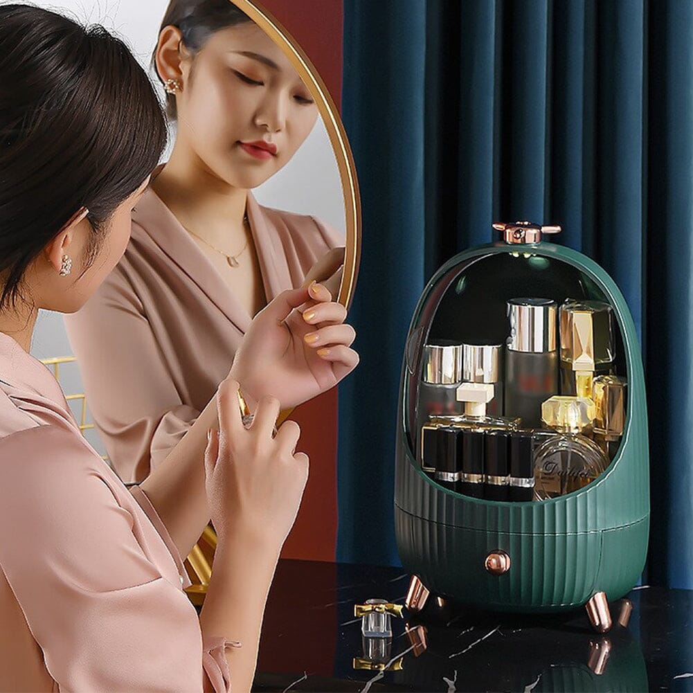 Premium Dustproof Makeup Organizer with LED Light LED Make Up Mirrors Living and Home 