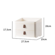 White Desktop Plastic Drawer Storage Organizer Storage Drawers Living and Home 