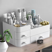 Large Makeup Organizer Storage with Drawers White Makeup Organizers Living and Home 