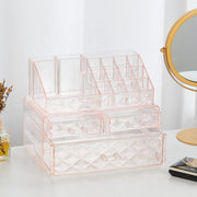 Plastic Tiered Makeup Organizer with Drawers Makeup Organizers Living and Home 