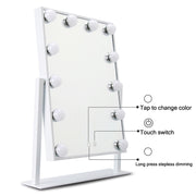 Adjustable Large Rectangular Lighted Makeup Mirror Bathroom Mirrors Living and Home 