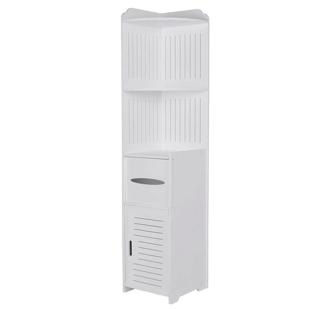 Narrow Bathroom Corner Storage Cabinet Standing Shelf Bathroom Cabinets Living and Home 