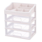 3-Drawer Design Makeup Organizer Clear Drawers Makeup Organizers Living and Home 