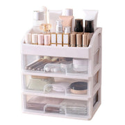 3-Drawer Design Makeup Organizer Clear Drawers Makeup Organizers Living and Home 