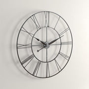 60cm Large Vintage Cut-Out Metal Wall Clock Wall Clocks Living and Home 