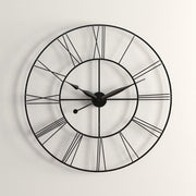 60cm Large Vintage Cut-Out Metal Wall Clock Wall Clocks Living and Home 