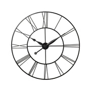 Large Vintage Cut Out Metal Wall Clock Wall Clocks Living and Home 