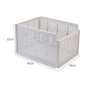 Plastic Stackable Clothes Storage Basket Drawer Organizer Shelves & Racks Living and Home 