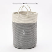 Woven Laundry Basket Kids Toys Storage Clothes Hamper with Decor Balls Laundry Baskets Living and Home 