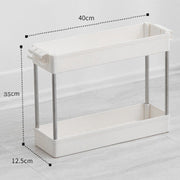 Corner Storage Rack Shelf Plastic for Bathroom Bathroom Trolleys Living and Home 